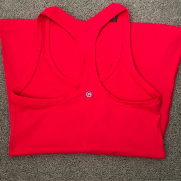 lululemon athletica Tops - Hot pink coral lululemon cool raceback tank